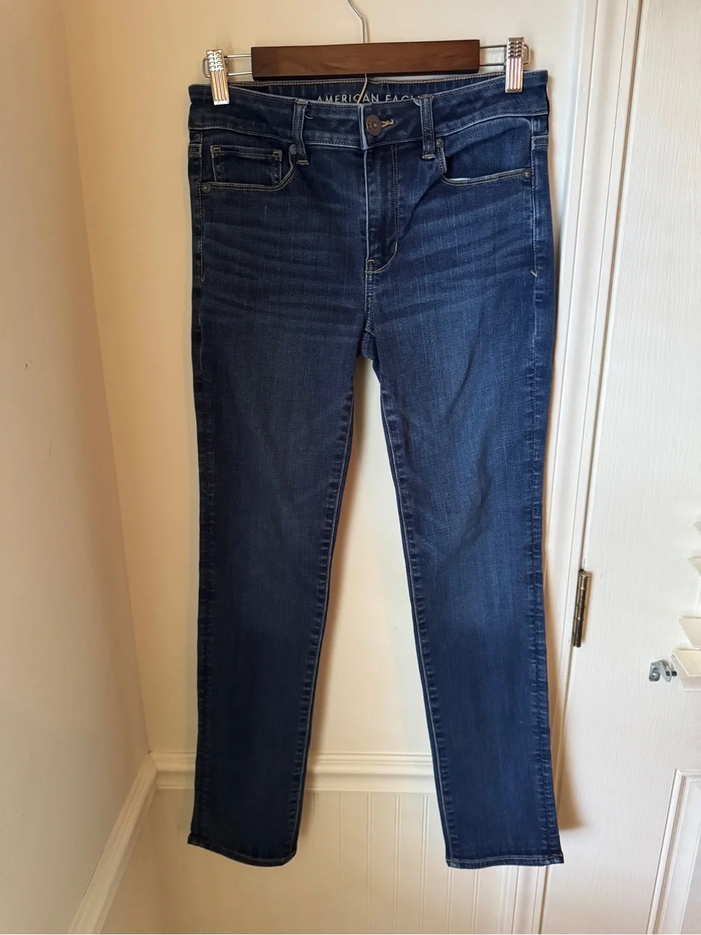 American‎ Eagle Outfitters Dark Blue Skinny Jeans Size 6
